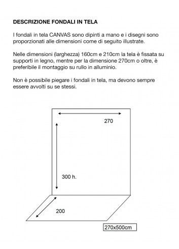 D'APONTE FONDALE IN TELA SB 12-206-M (270X500hCM)